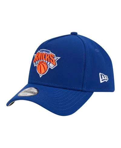 New Era Kids' Big Boys And Girls Blue New York Knicks 9forty A-frame Adjustable Hat