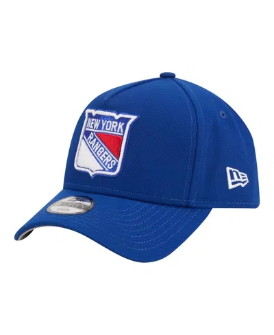 New Era Kids' Big Boys And Girls Blue New York Rangers 9forty A-frame Adjustable Hat
