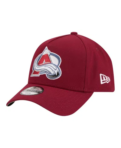 New Era Kids' Big Boys And Girls Burgundy Colorado Avalanche 9forty A-frame Adjustable Hat