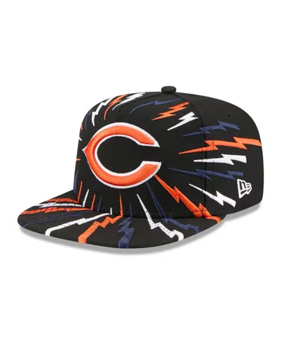 New Era Kids' Big Boys And Girls Chicago Bears Bolt 9fifty A-frame Snapback Hat In Black