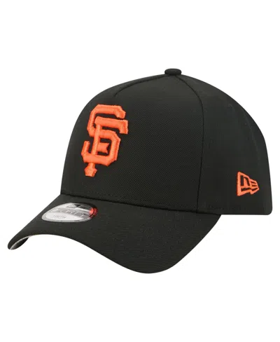 New Era Kids' Big Boys And Girls Cooperstown 9forty A-frame San Francisco Giants Baseball Cap In Black