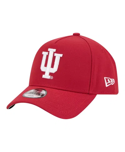 New Era Kids' Big Boys And Girls Crimson Indiana Hoosiers 9forty A-frame Adjustable Hat In Red