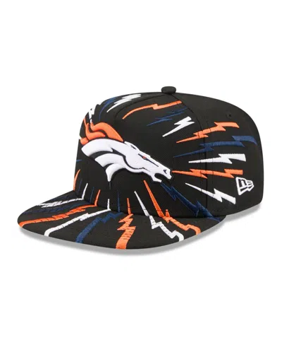 New Era Kids' Big Boys And Girls Denver Broncos Bolt 9fifty A-frame Snapback Baseball Cap In Black