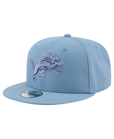 New Era Kids' Big Boys And Girls Detroit Lions Color Pack 9fifty A-frame Snapback Baseball Cap In Blue