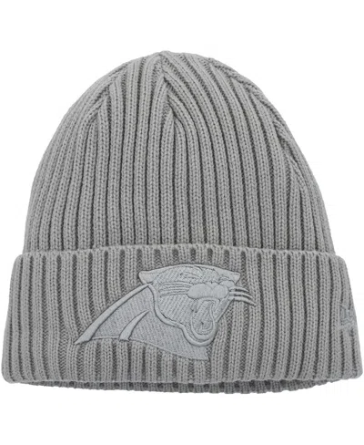 New Era Big Boys And Girls Gray Carolina Panthers Color Pack Cuffed Knit Hat