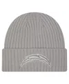 New Era Big Boys And Girls Gray Los Angeles Chargers Color Pack Cuffed Knit Hat In Gray