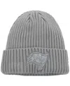 New Era Big Boys And Girls Gray Tampa Bay Buccaneers Color Pack Cuffed Knit Hat In Gray