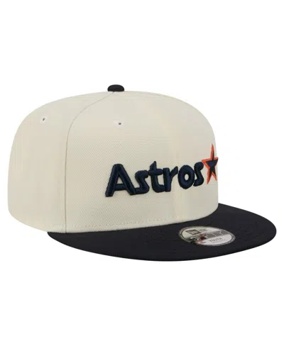 New Era Kids' Big Boys And Girls Houston Astros Structured Two-tone 9fifty Snapback Baseball Cap In White