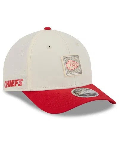 New Era Kids' Big Boys And Girls Kansas City Chiefs Training Camp 9forty M-crown Adjustable Cap In White
