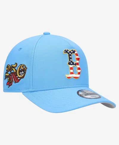 New Era Big Boys And Girls Light Blue Boston Red Sox Celebrate America's 250th 9forty A-frame Adjustable Hat
