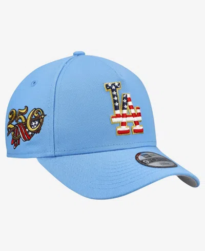 New Era Kids' Big Boys And Girls Los Angeles Dodgers 9forty Celebrate America's 250th Adjustable A-frame Snapback  In Blue