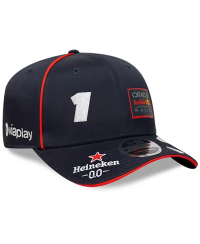 New Era Kids' Big Boys And Girls Max Verstappen Navy Red Bull Racing Replica Driver 9seventy Stretch-snap Hat In Blue