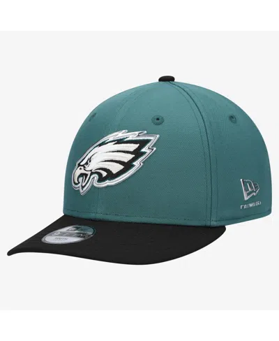 New Era Kids' Big Boys And Girls Midnight Green/black Philadelphia Eagles 2026 Nfl Draft Pre-curved 9fifty Snapbac
