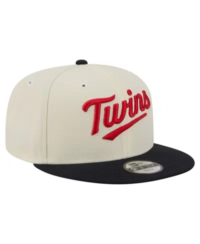 New Era Kids' Big Boys And Girls Minnesota Twins 9fifty Two-tone Snapback Baseball Cap In White