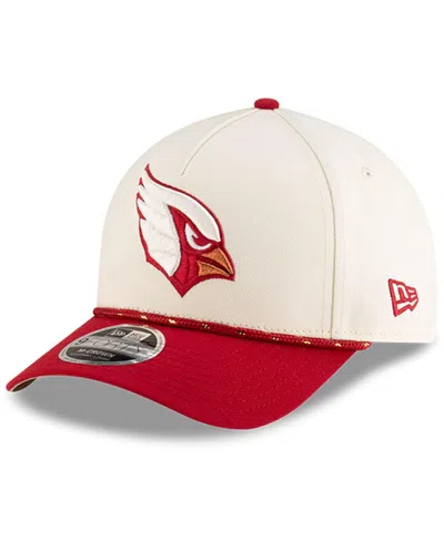 New Era Kids' Big Boys And Girls Natural Arizona Cardinals 2025 Rivalries Collection 9forty A-frame Adjustable Hat In White