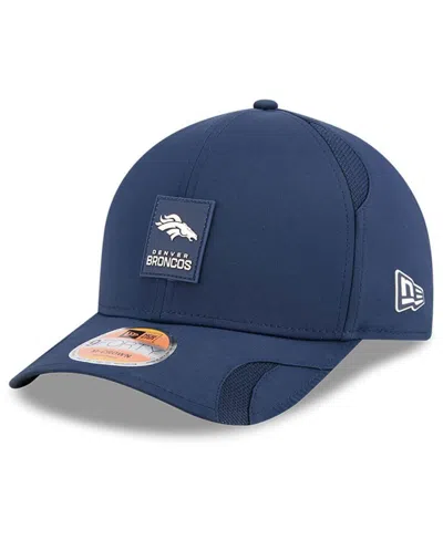 New Era Kids' Big Boys And Girls Navy Denver Broncos 2025 Sideline 9forty Adjustable Hat In Blue