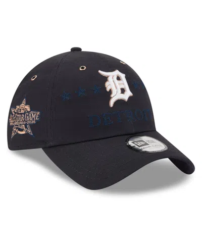 New Era Kids' Big Boys And Girls Navy Detroit Tigers 2026 Mlb All-star Game Casual Classic Adjustable Hat In Blue