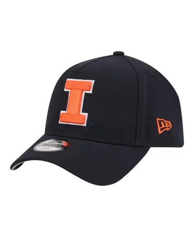 New Era Kids' Big Boys And Girls Navy Illinois Fighting Illini 9forty A-frame Adjustable Hat In Blue