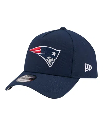 New Era Kids' Big Boys And Girls Navy New England Patriots 9forty A-frame Adjustable Hat In Blue