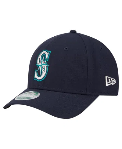 New Era Kids' Big Boys And Girls Navy Seattle Mariners Player Replica 9forty Adjustable Hat