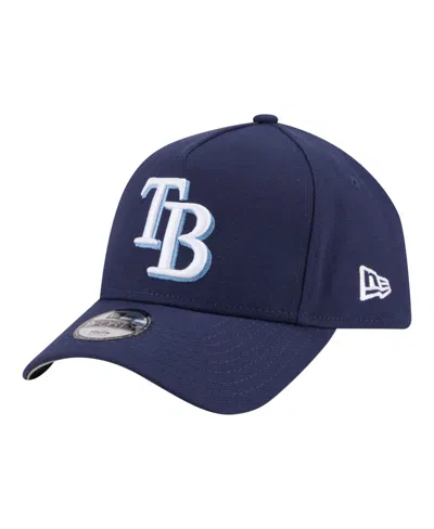 New Era Kids' Big Boys And Girls Navy Tampa Bay Rays 9forty A-frame Adjustable Hat In Blue