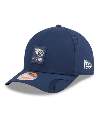 New Era Kids' Big Boys And Girls Navy Tennessee Titans 2025 Sideline 9forty Adjustable Hat In Blue