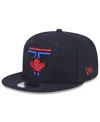 New Era Big Boys And Girls Navy Toronto Blue Jays 2024 City Connect 9fifty Snapback Hat In Navy