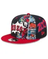 New Era Big Boys And Girls Navy/red Boston Red Sox 2025 Mlb Diamond Hero Edition 9fifty Snapback Hat In Multi