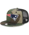 New Era Big Boys And Girls  Camo New England Patriots Main Trucker 9fifty Snapback Hat In Camo