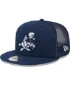 New Era Big Boys And Girls  Navy Dallas Cowboys Retro Joe Main Trucker 9fifty Snapback Hat In Navy