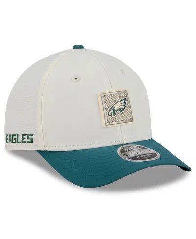 New Era Kids' Big Boys And Girls Philadelphia Eagles 9forty M-crown Training Camp Adjustable Baseball Cap In Gray