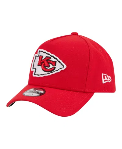 New Era Kids' Big Boys And Girls Red Kansas City Chiefs 9forty A-frame Adjustable Hat In Brown