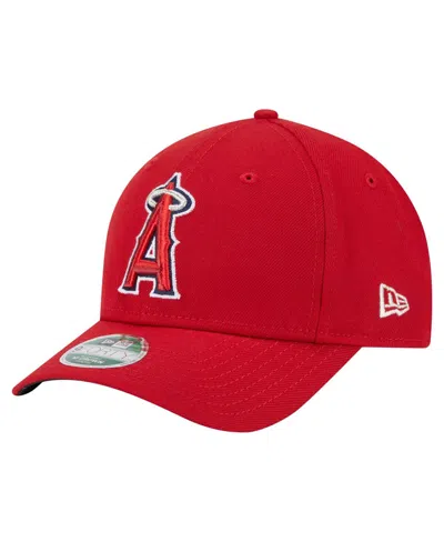 New Era Kids' Big Boys And Girls Red Los Angeles Angels Player Replica 9forty Adjustable Hat