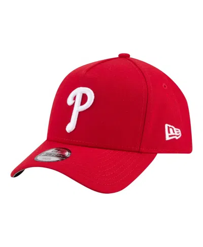 New Era Kids' Big Boys And Girls Red Philadelphia Phillies 9forty A-frame Adjustable Hat