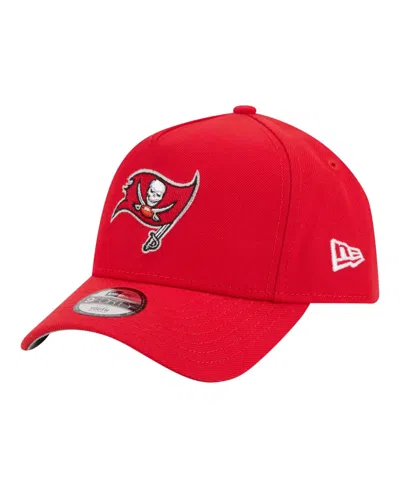 New Era Kids' Big Boys And Girls Red Tampa Bay Buccaneers 9forty A-frame Adjustable Hat