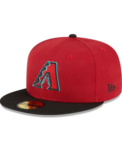 New Era Big Boys And Girls Red/black Arizona Diamondbacks Home Authentic Collection On-field 59fifty Fitted 