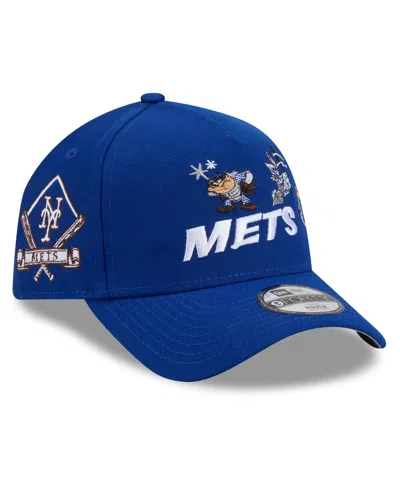 New Era Kids' Big Boys And Girls Royal New York Mets Looney Tunes A-frame 9forty Adjustable Hat In Blue