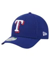 New Era Big Boys And Girls Royal Texas Rangers Player Replica 9forty Adjustable Hat In Blue