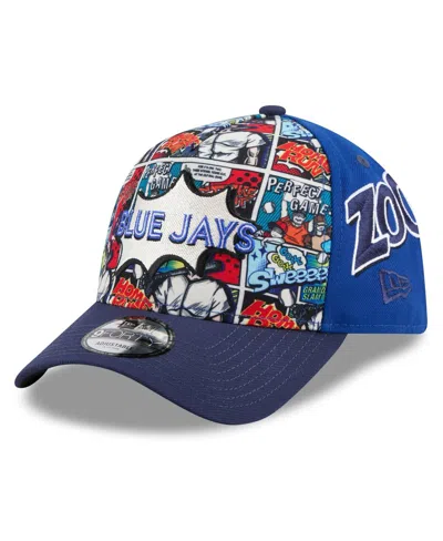 New Era Kids' Big Boys And Girls Royal/navy Toronto Blue Jays 2025 Mlb Diamond Hero Edition A-frame 9forty Adjusta