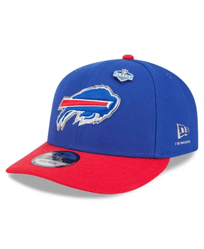 New Era Kids' Big Boys And Girls Royal/red Buffalo Bills 2026 Nfl Draft Pre-curved 9fifty Snapback Hat In Blue