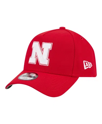 New Era Kids' Big Boys And Girls Scarlet Nebraska Huskers 9forty A-frame Adjustable Hat