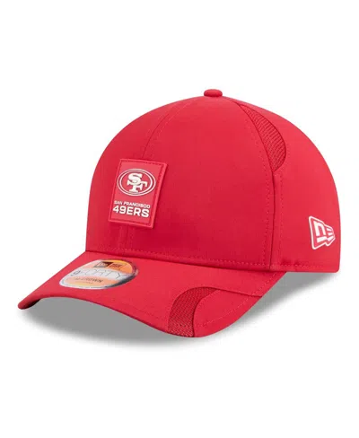 New Era Kids' Big Boys And Girls Scarlet San Francisco 49ers 2025 Sideline 9forty Adjustable Hat In Red