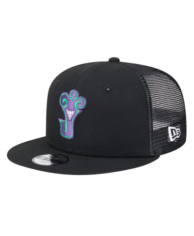 New Era Kids' Big Boys And Girls The Joker Black Batman 9fifty Trucker Adjustable Hat