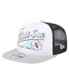 New Era Big Boys And Girls White Chicago White Sox Retro 9fifty Snapback Hat In White