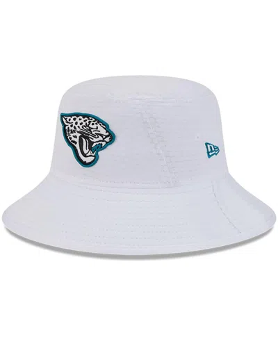 New Era Kids' Big Boys And Girls White Jacksonville Jaguars 2024 Nfl Training Camp Bucket Hat