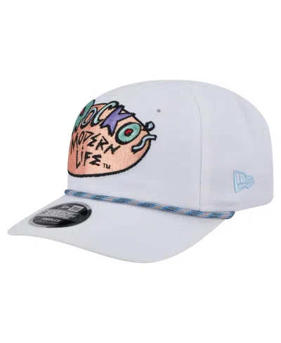 New Era Kids' Big Boys And Girls White Rocko's Modern Life Multi Rope 9seventy Stretch-snap Hat