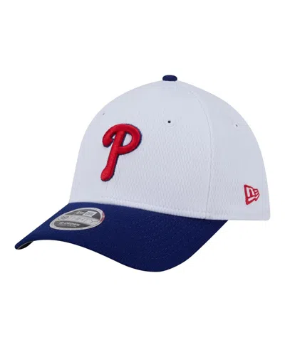New Era Kids' Big Boys And Girls White/red Philadelphia Phillies Baseball 39thirty M-crown Flex Hat In Multi
