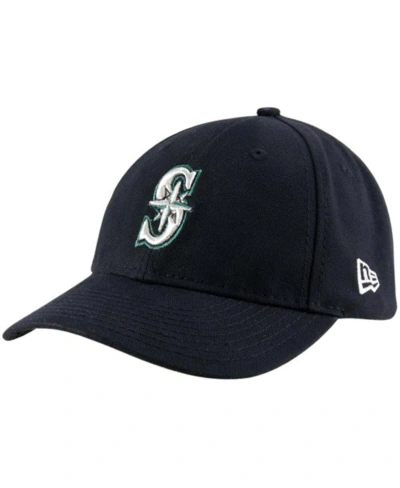 New Era Kids' Big Boys  Navy Seattle Mariners The League 9forty Adjustable Hat