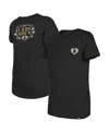 New Era Big Girls Black Lafc Bubble Heart T-shirt In Black