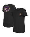 New Era Big Girls Black Orlando City Sc Bubble Heart T-shirt In Black